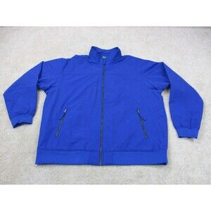 Duluth Jacket Mens Extra Large XL Blue Lightweight Nylon Full Zip